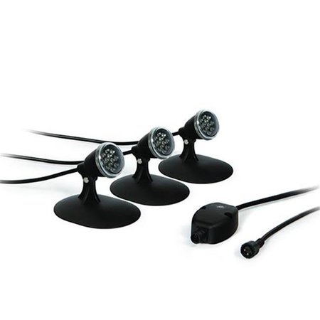 ATLANTIC WATER GARDENS Atlantic Water Gardens SOLWPL3 1W Warm White LED Pond Light - Pack of 3 SOLWPL3